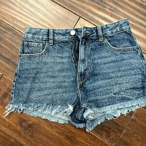 PacSun high rise festival denim shorts Sz 26